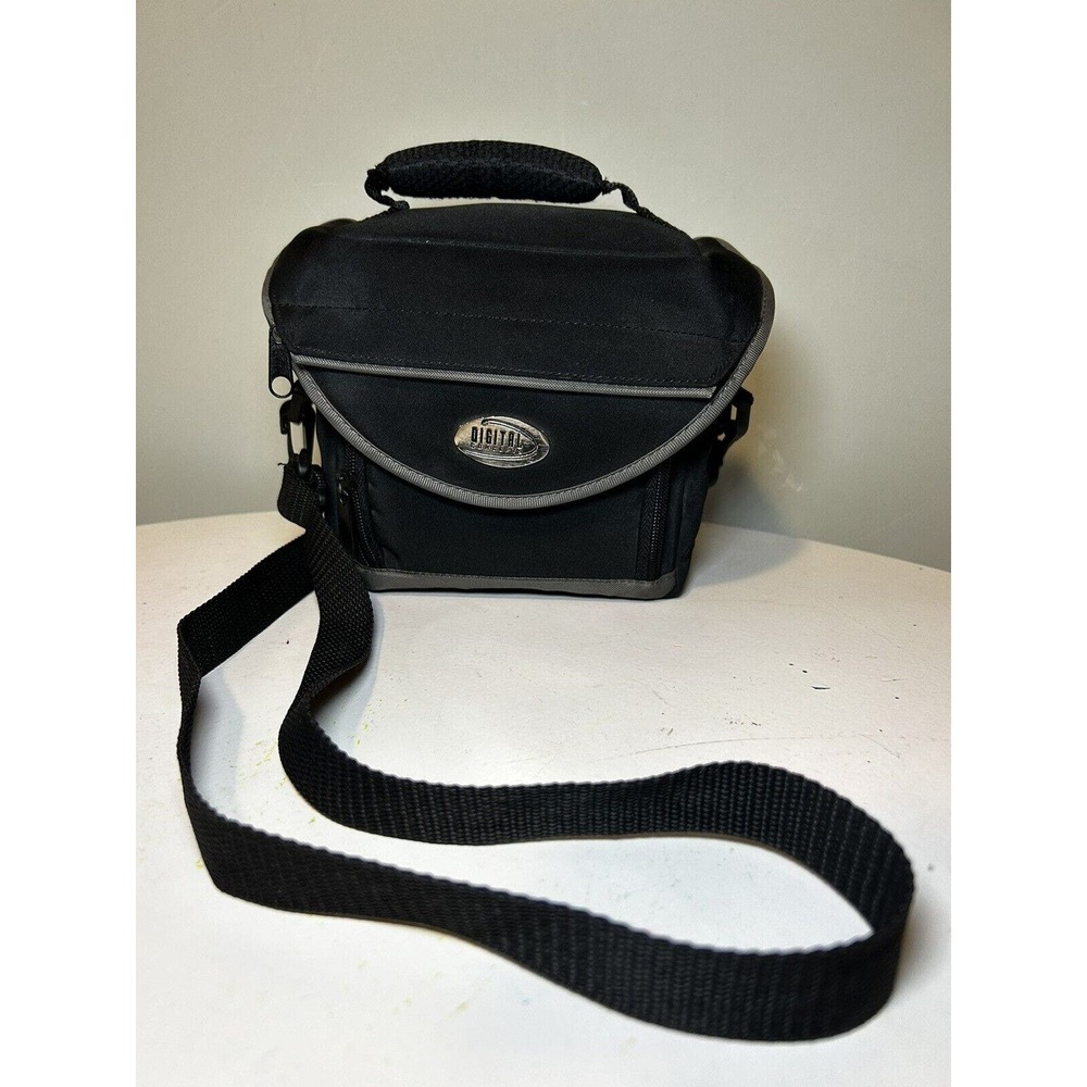 Digital Concepts Camera Case Bag with Strap - 6" x 6" x 3.5" Has Cleaning Kit
